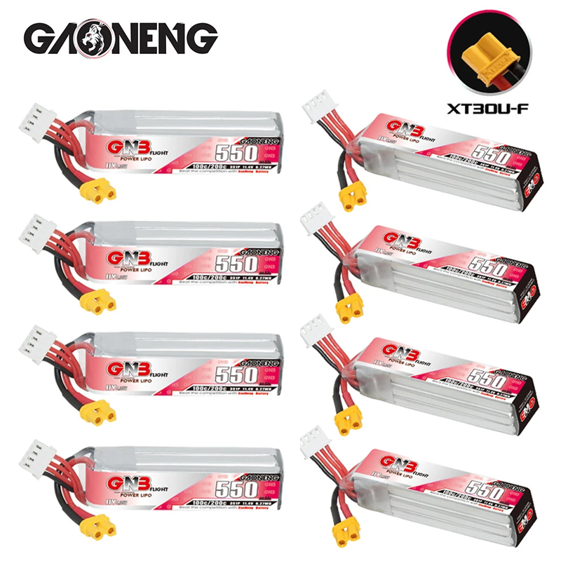 Rc Helicopter Coaxial - GNB HV 11.4V 550mAh 100C/200C Lipo