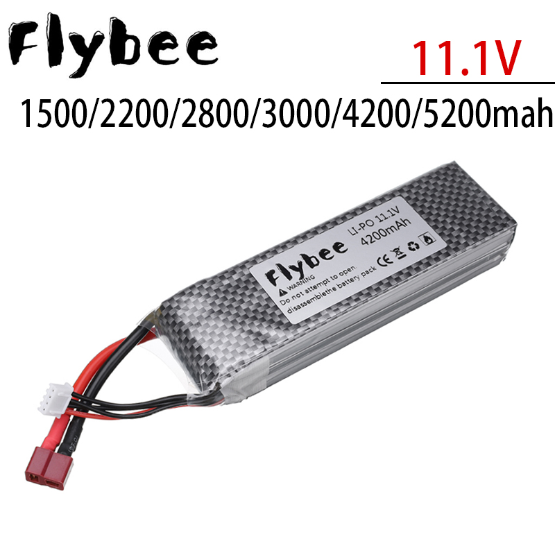 Rc Helicopter Parts - 11.1V 3S LIPO battery 1500/2200/2800/3000/4200/5200mah For