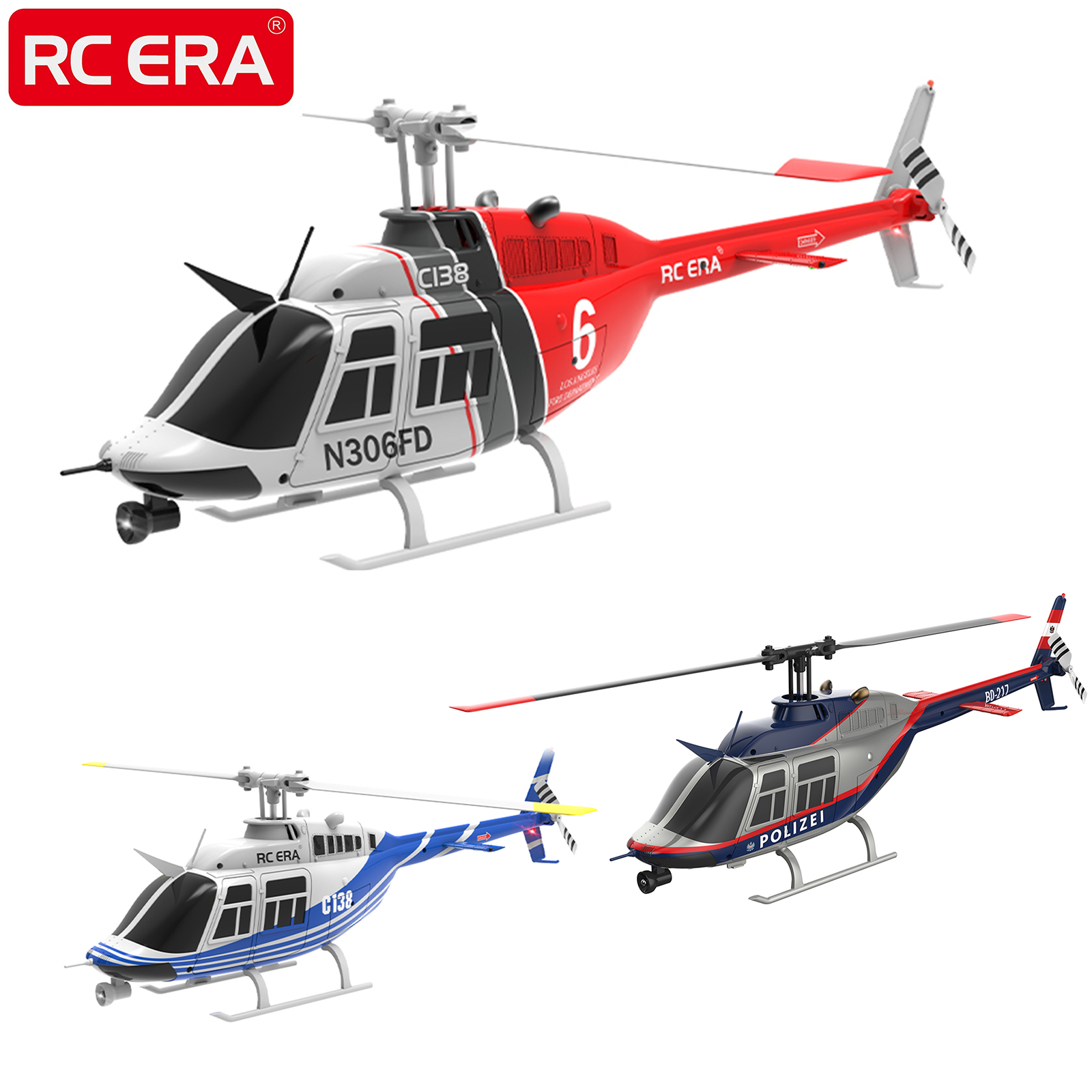 RC ERA C138 BELL 206 Jet Range - đánh giá và giá Rc Helicopter Gyro