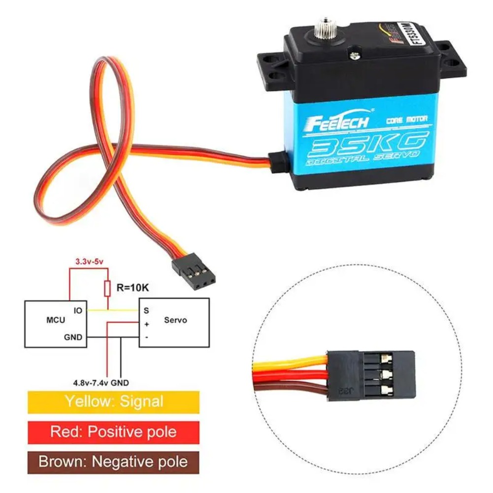 FEETECH FT5330M 35KG Digital S - đánh giá và giá Rc Helicopter Motor