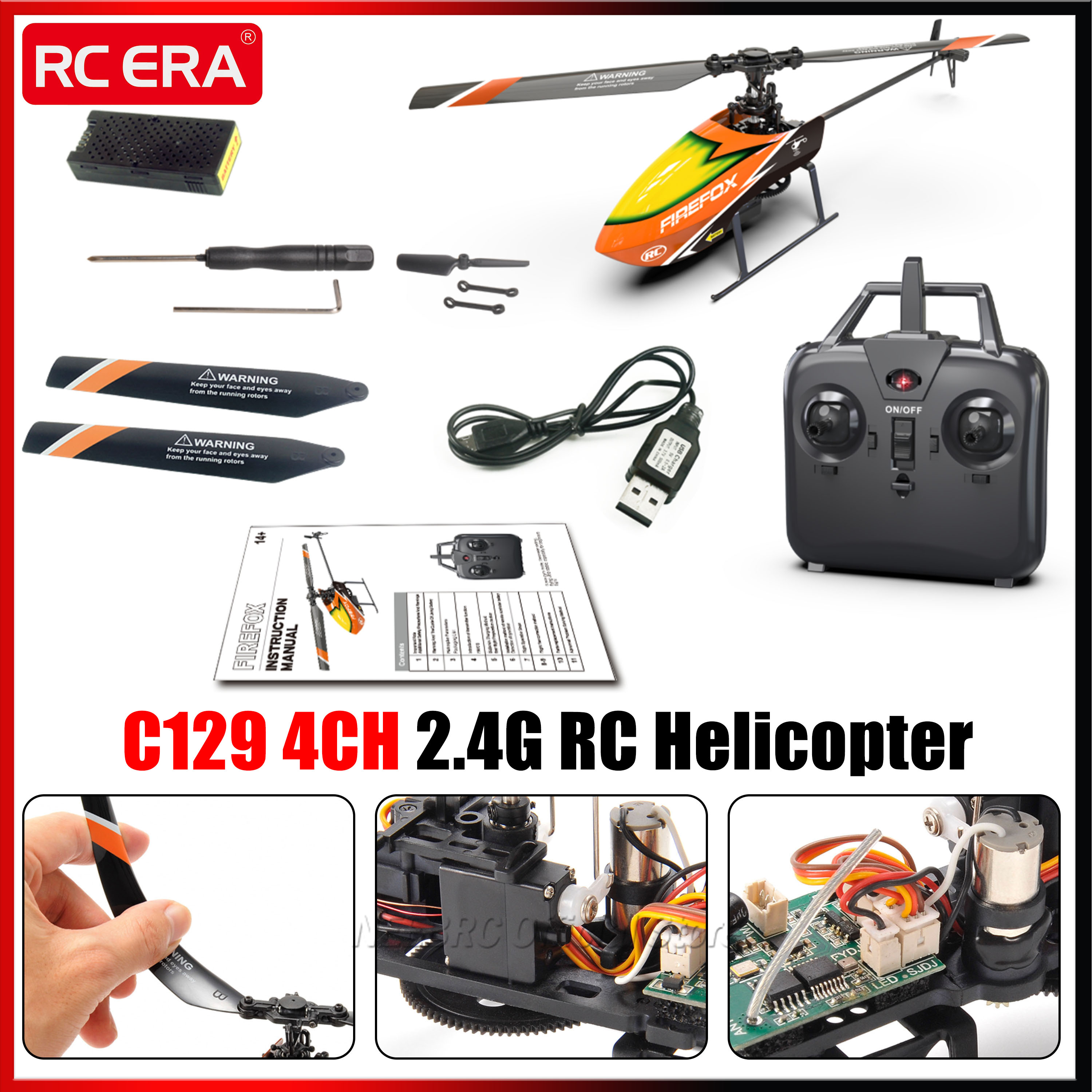 C129 4CH 2.4G RC Helicopter RT - đánh giá và giá Rc Helicopter Single Rotor