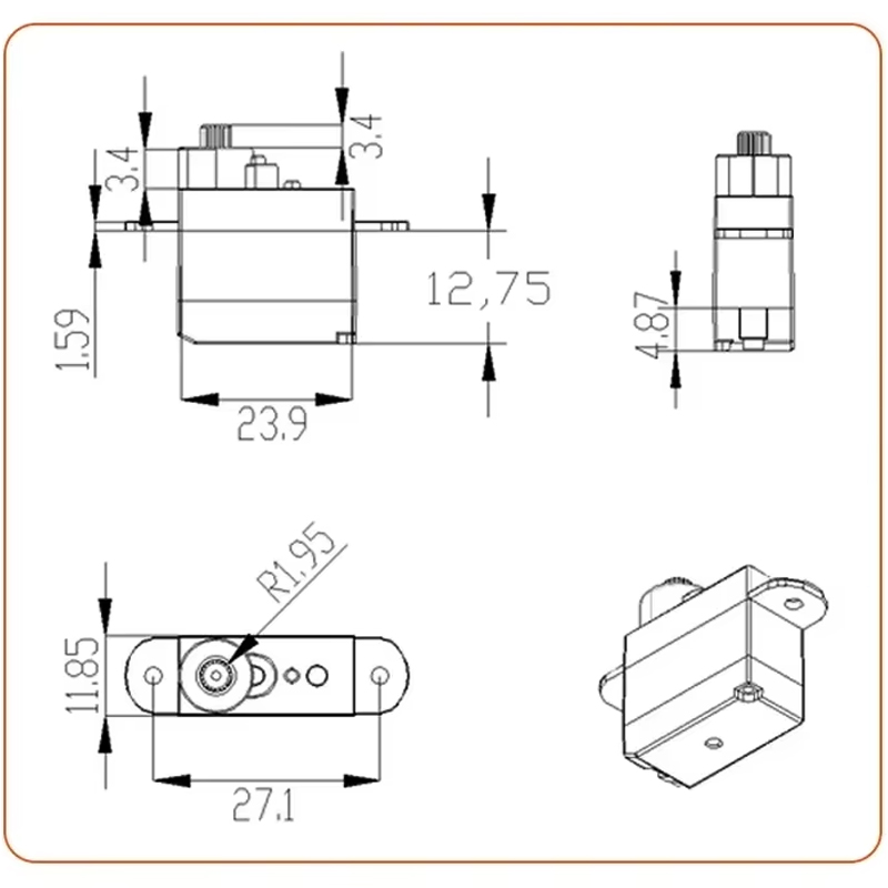 Micro Digital Servo 12g RC Hel - đánh giá và giá Rc Helicopter Parts