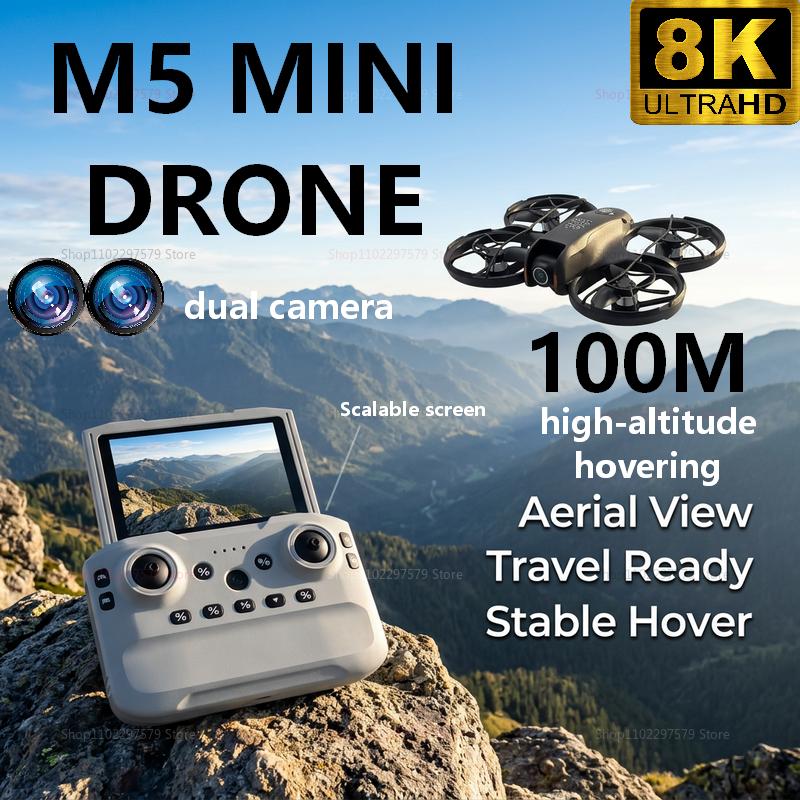 2026 New M5 Mini Drone 8K HD C - đánh giá và giá Rc Helicopter Gyro