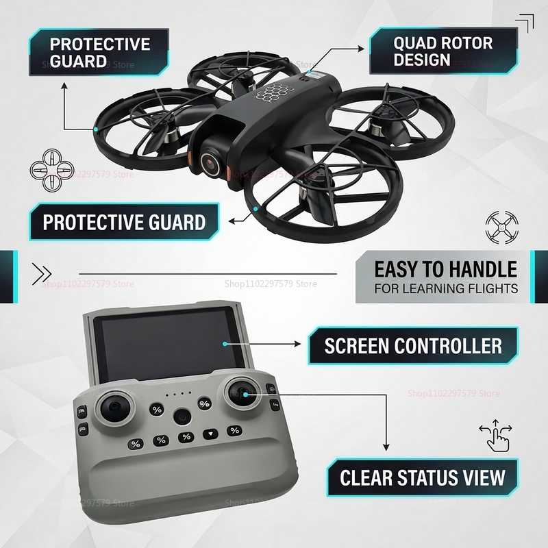 2026 New M5 Mini Drone 8K HD C - đánh giá và giá Rc Helicopter Gyro
