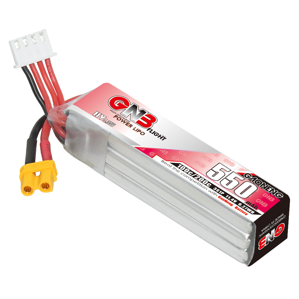 GNB HV 11.4V 550mAh 100C/200C  - đánh giá và giá Rc Helicopter Coaxial