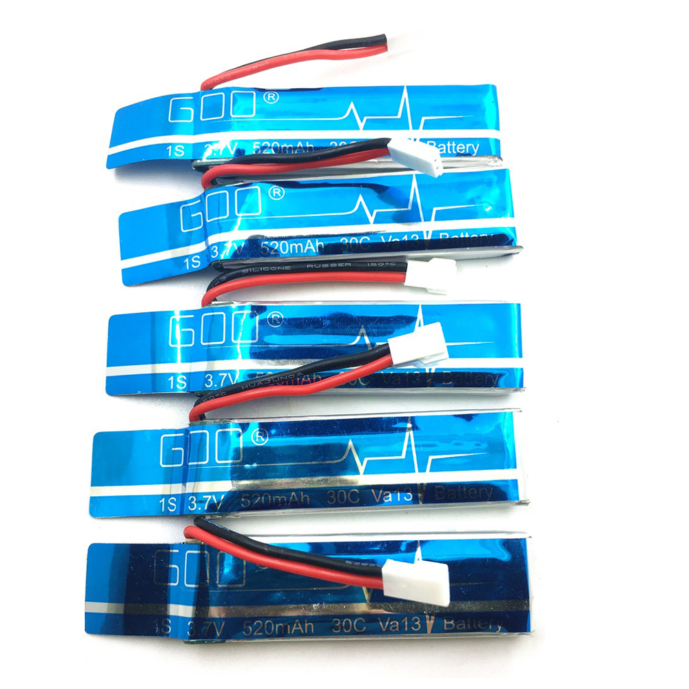 5PCS 3.7V 520mAh 30C Upgraded  - đánh giá và giá Rc Helicopter Coaxial