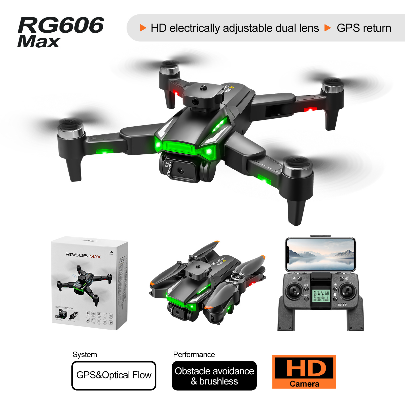 RG606MAX Drone 8K Professional - đánh giá và giá Rc Helicopter Large