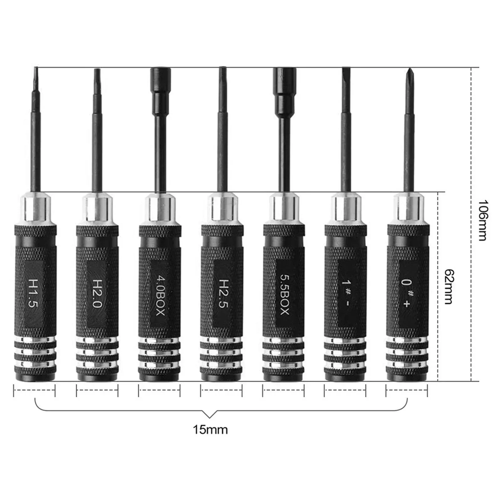 7 pcs Steel Screwdriver Set RC - đánh giá và giá Rc Helicopter Tool Kit