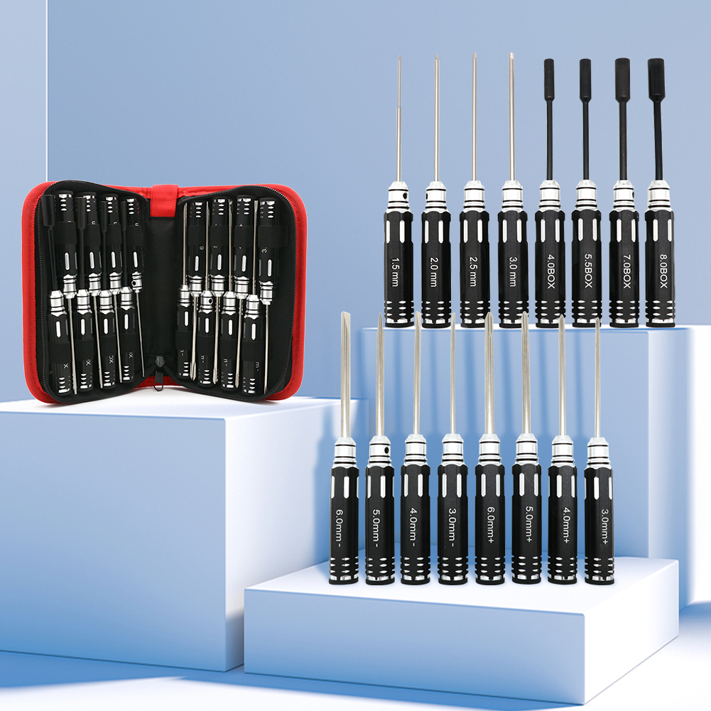 RC Hex Driver Set - 16pcs Hex  - đánh giá và giá Rc Helicopter Tool Kit
