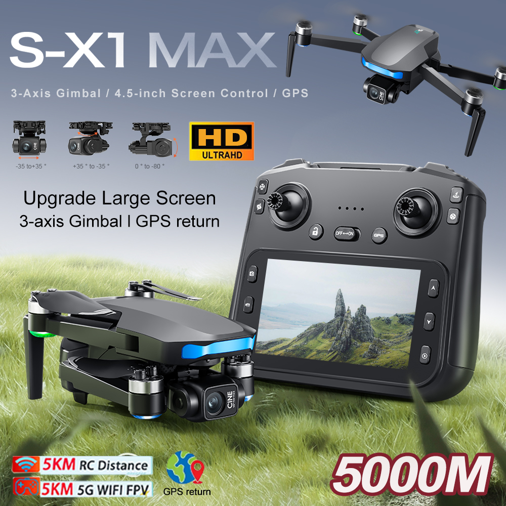 New S-X1 MAX Drone GPS 8K Prof - đánh giá và giá Rc Helicopter Electric