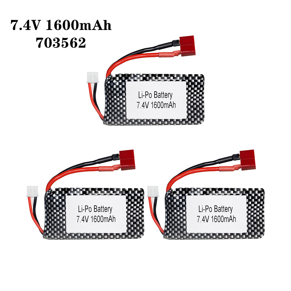 1/2/3pcs/Lot 7.4v 1600mah 7035 - đánh giá và giá Rc Helicopter Parts